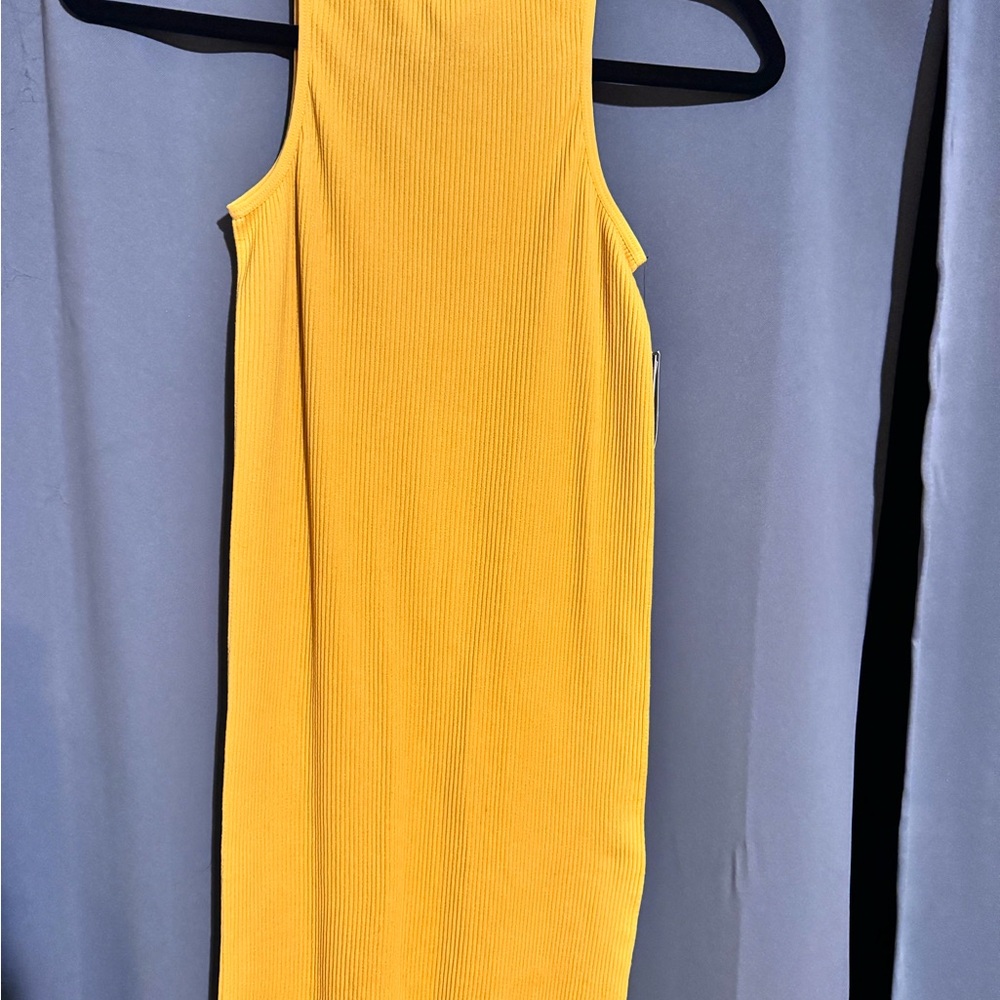 Yellow Sleeveless Dress